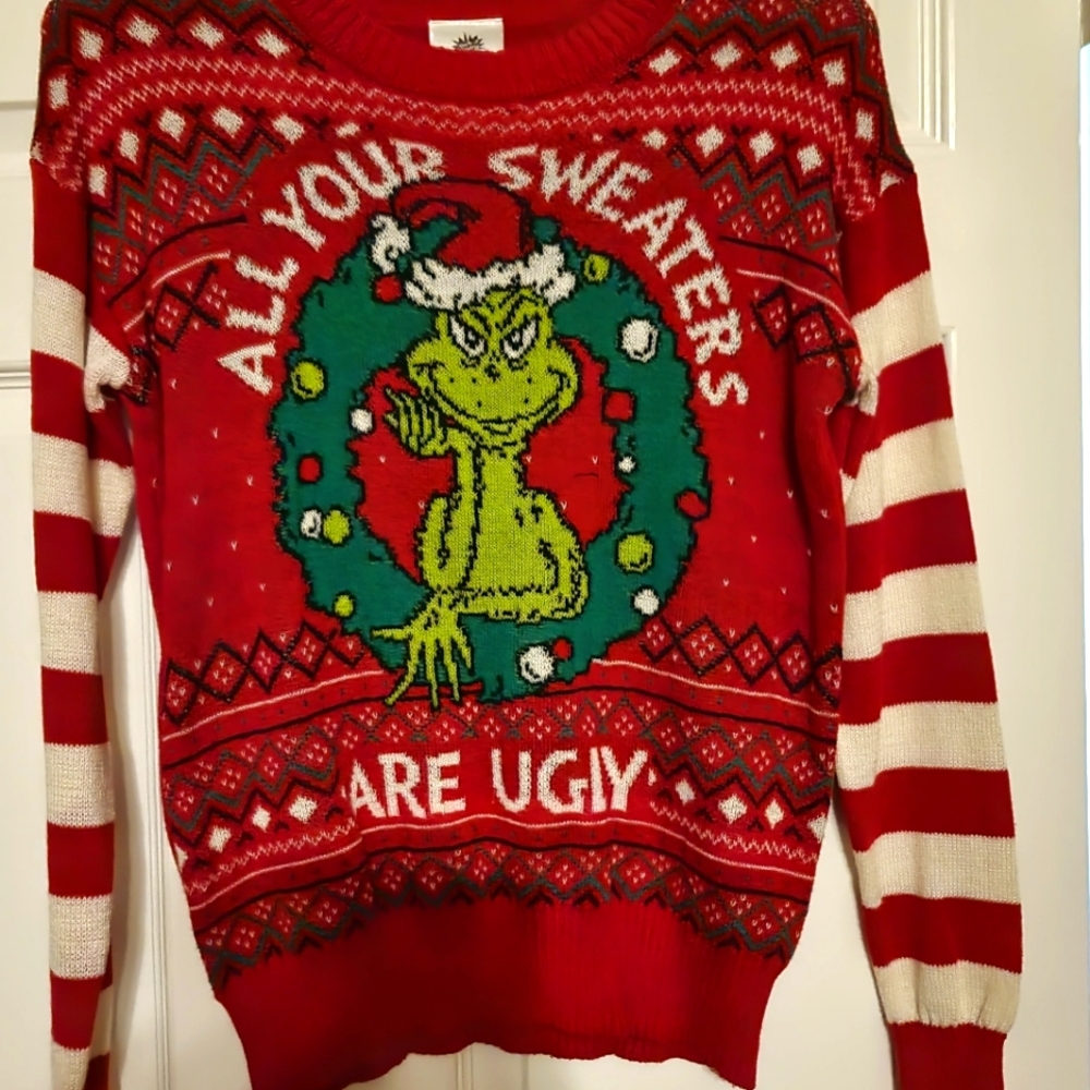 GRINCH Christmas Sweater Size Small